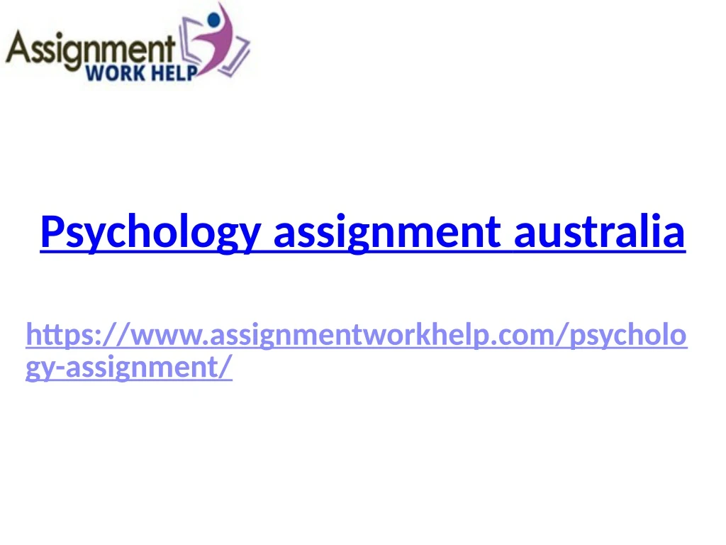 psychology assignment australia