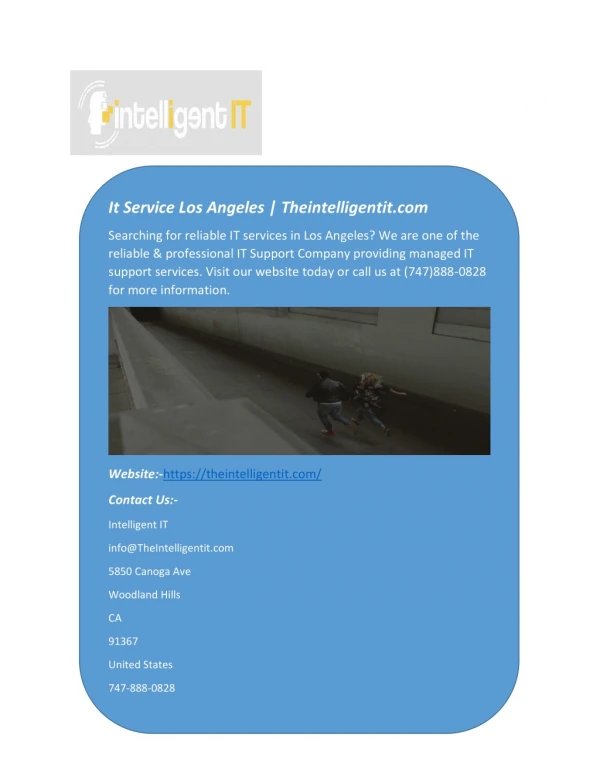 It Service Los Angeles | Theintelligentit.com