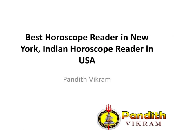 Best Horoscope Reader in New York, Indian Horoscope Reader in USA