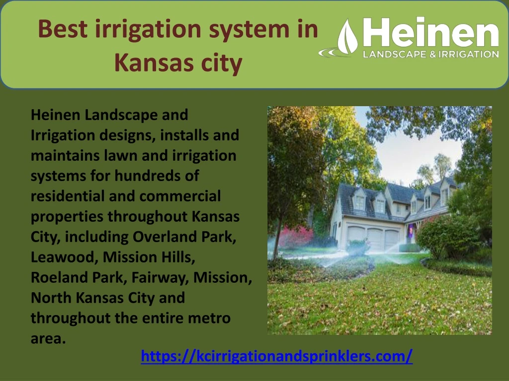 b est irrigation system in kansas city