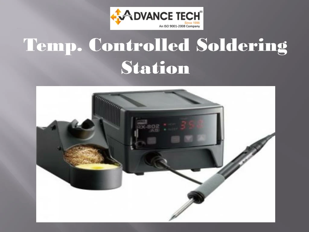 temp controlled soldering station