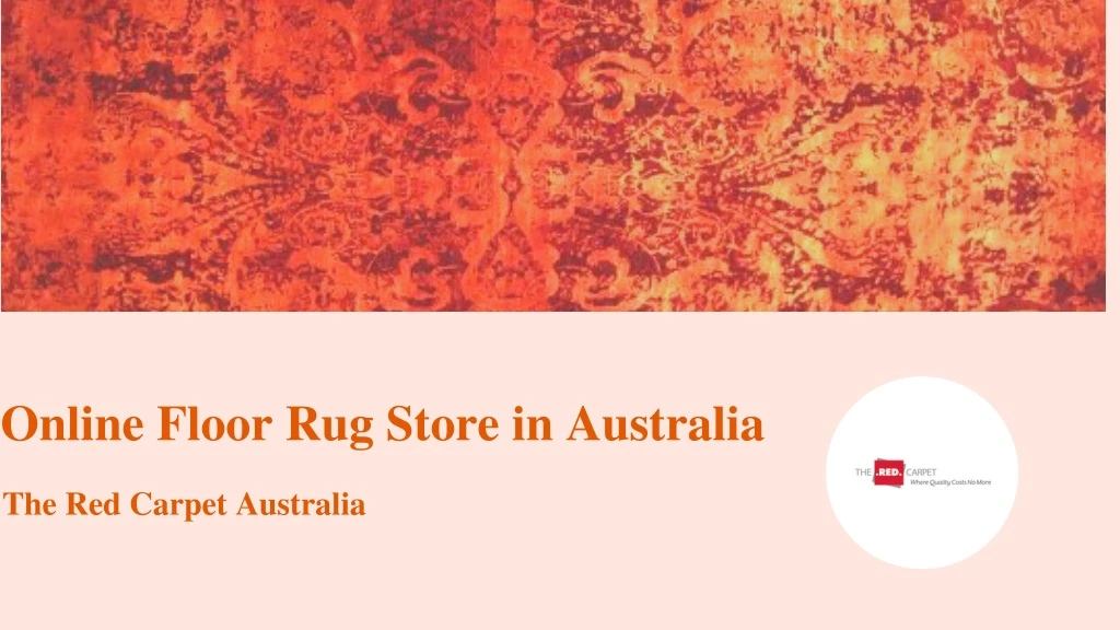 online floor rug store in australia