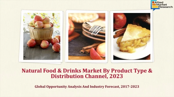 Natural food & drinks market - Current Trends