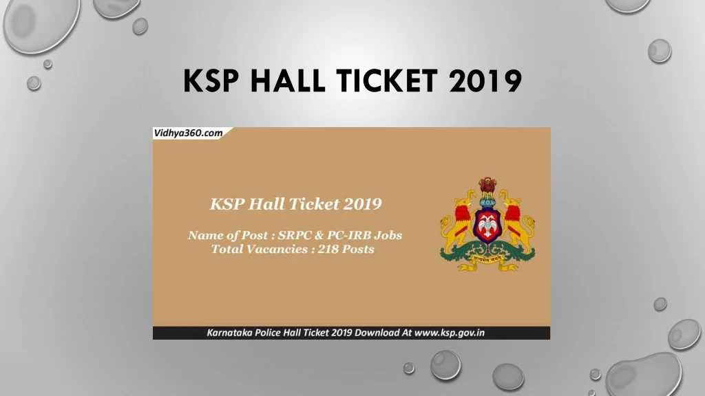 ksp hall ticket 2019