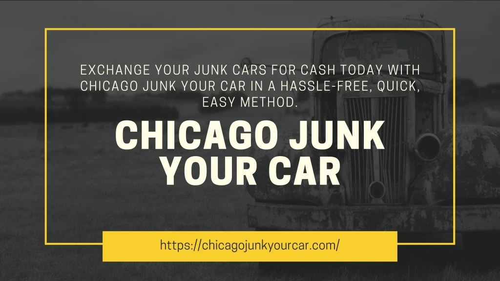 exchange your junk cars for cash today with