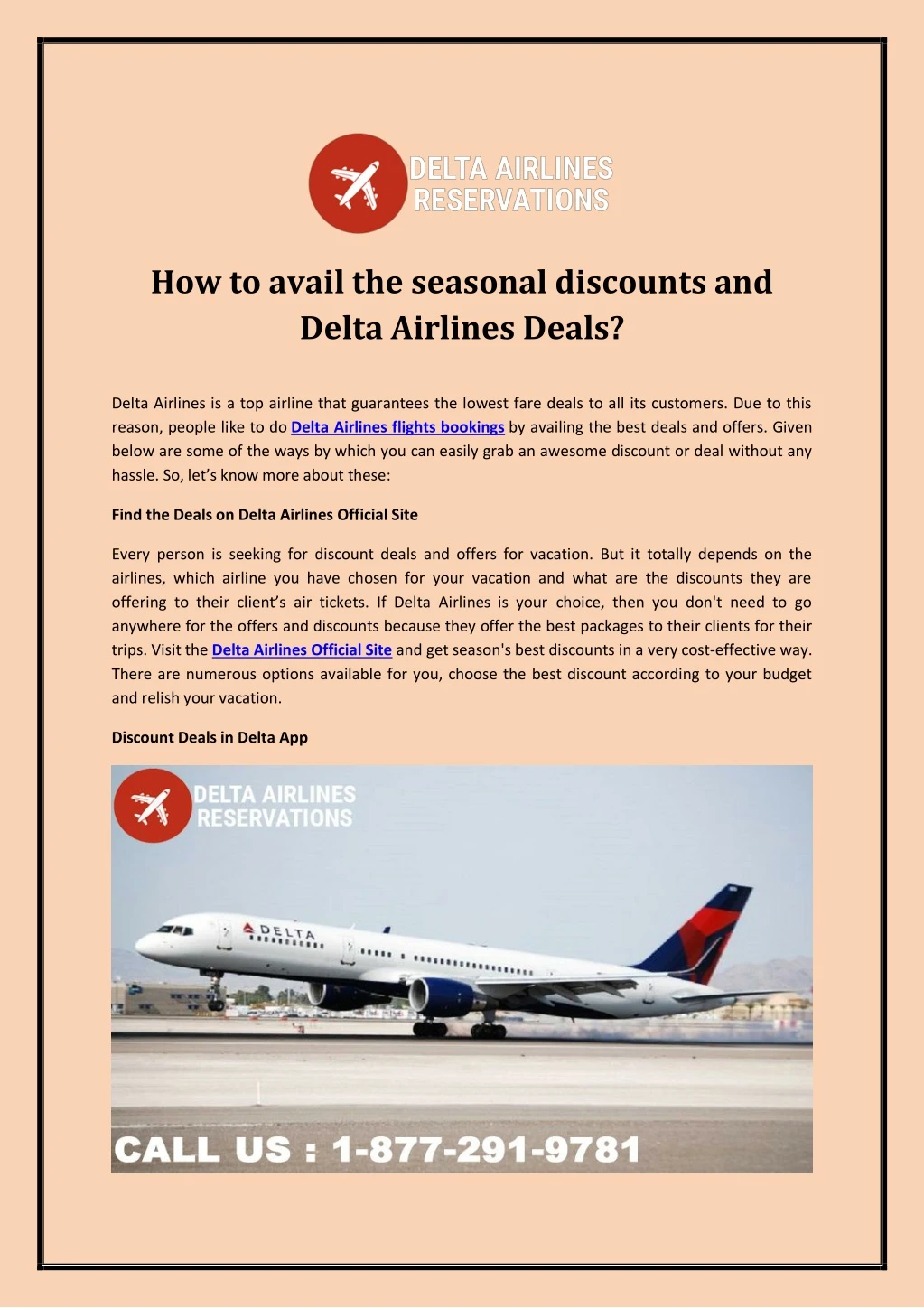 how to avail the seasonal discounts and delta