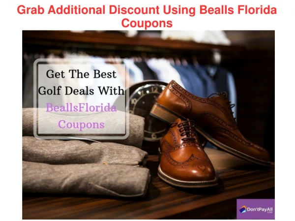 Grab Additional Discount Using Bealls Florida Coupons