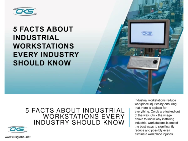 5 Facts About Industrial Workstations Every Industry Should Know