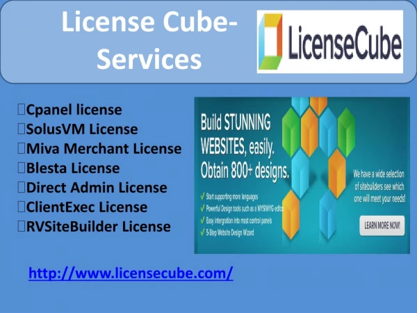 License Cube-Services