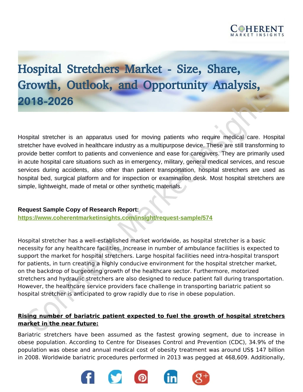 hospital stretchers market size share hospital