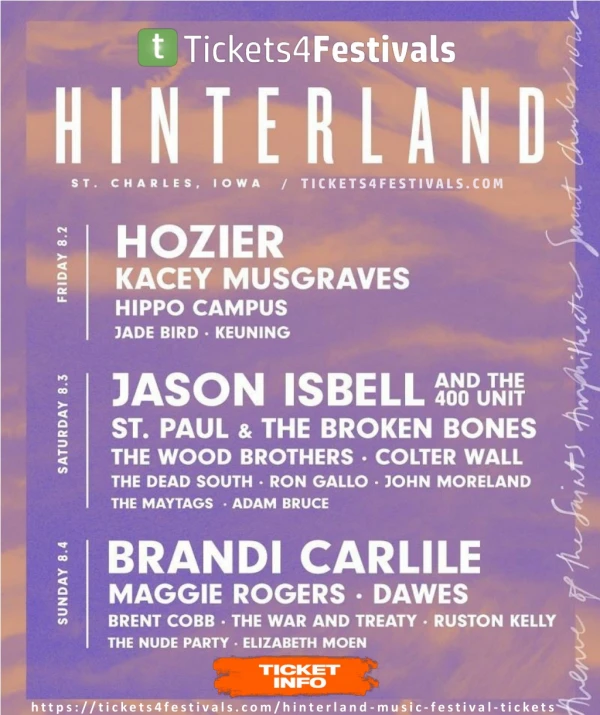 Hinterland Music Festival releases 2019 lineup