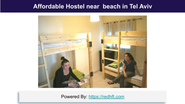 Affordable Hostel near  beach in Tel Aviv