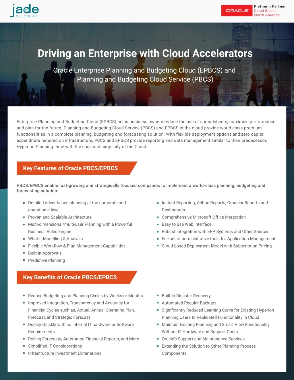 driving an enterprise with cloud accelerators
