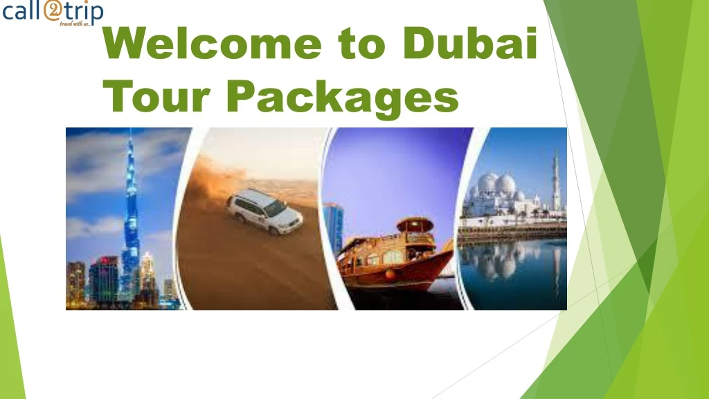 welcome to dubai tour packages