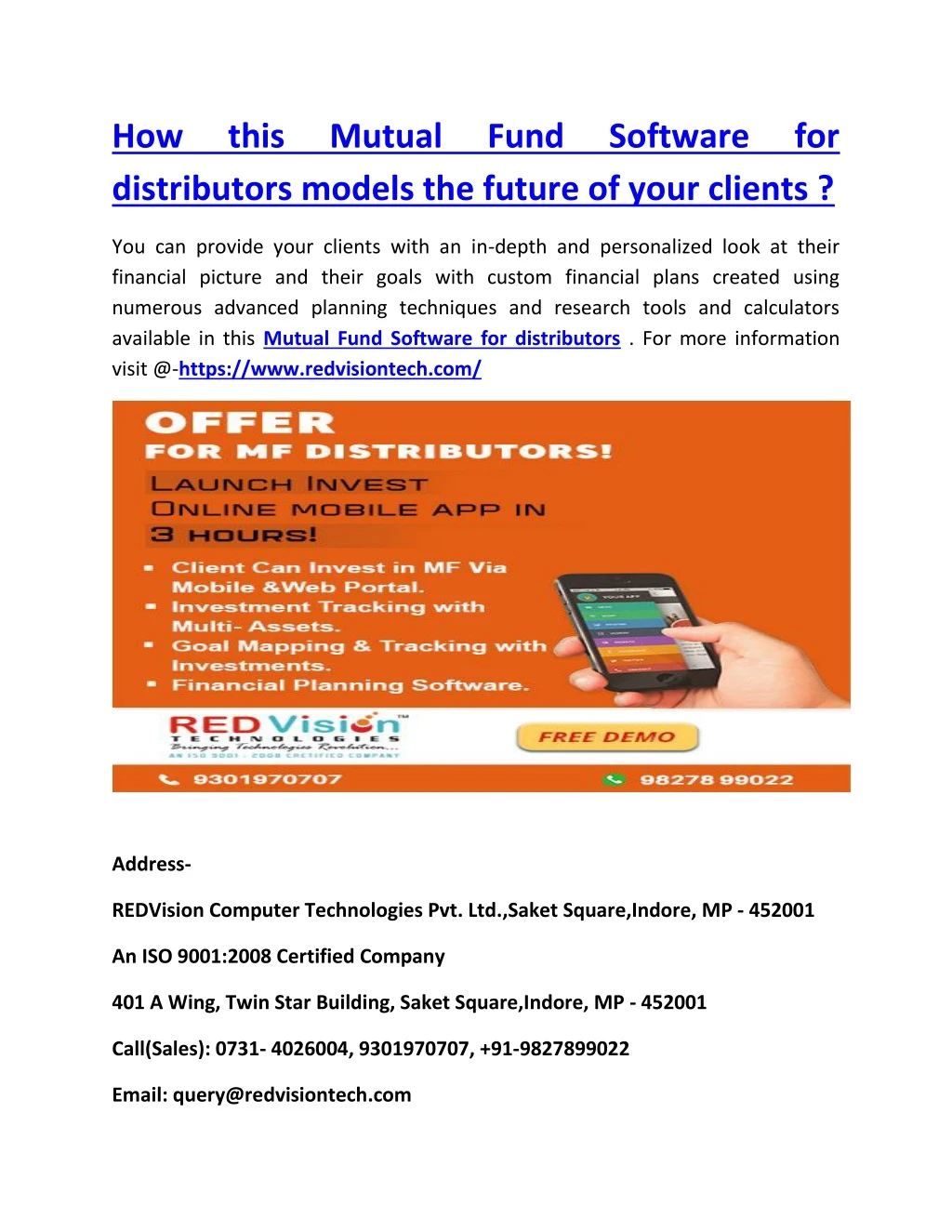 how distributors models the future of your clients
