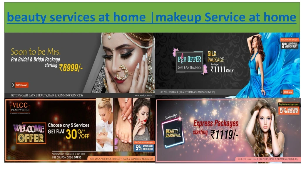 beauty services at home makeup service at home