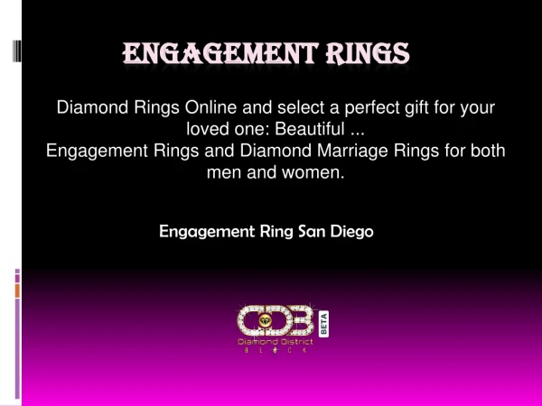 Engagement Rings San Diego