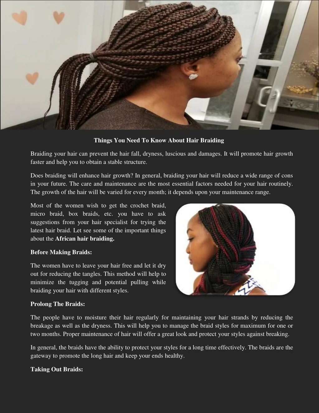 things you need to know about hair braiding