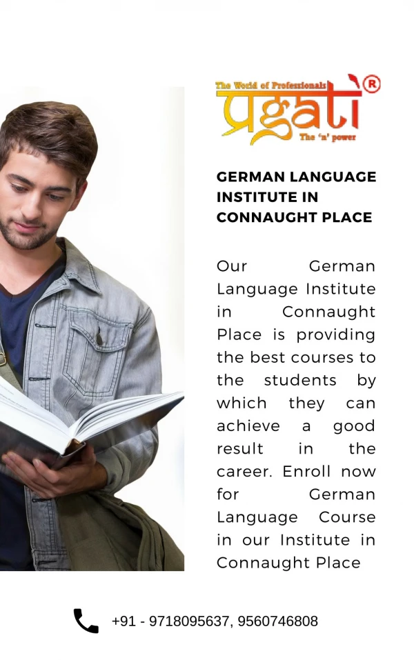 Pragati The N Power - German Language Institute in Connaught Place