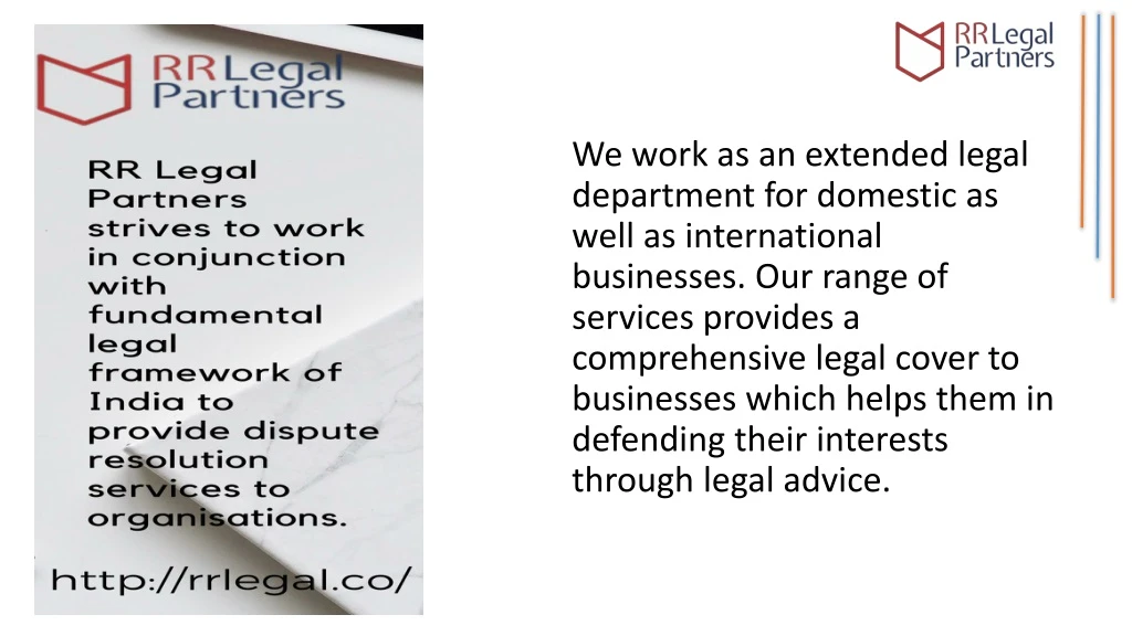 we work as an extended legal department