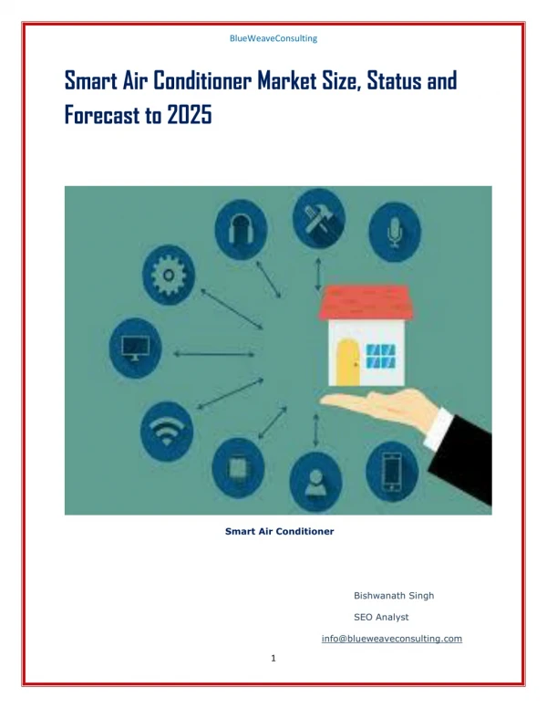 Global Smart Air Conditioner Market with Analysis 2019