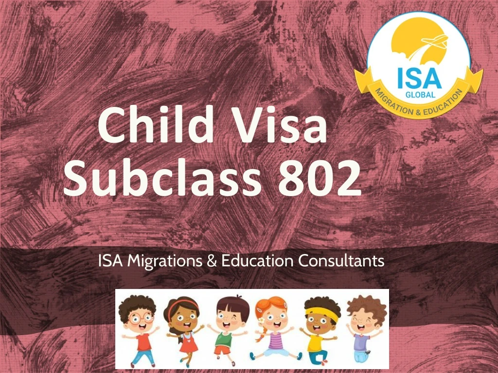 child visa subclass 802