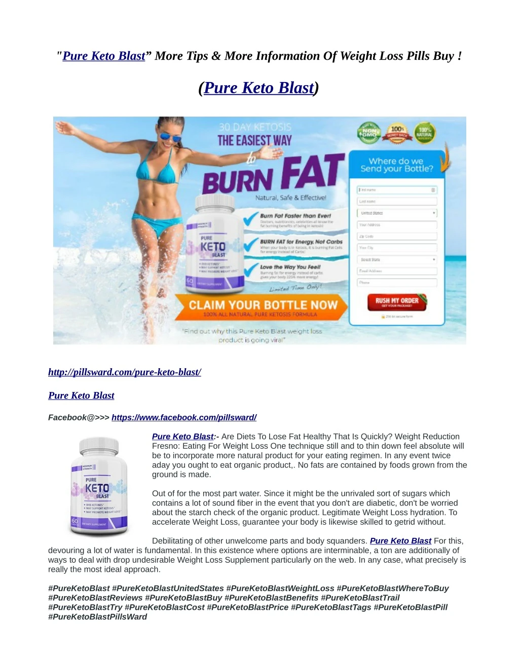 pure keto blast more tips more information