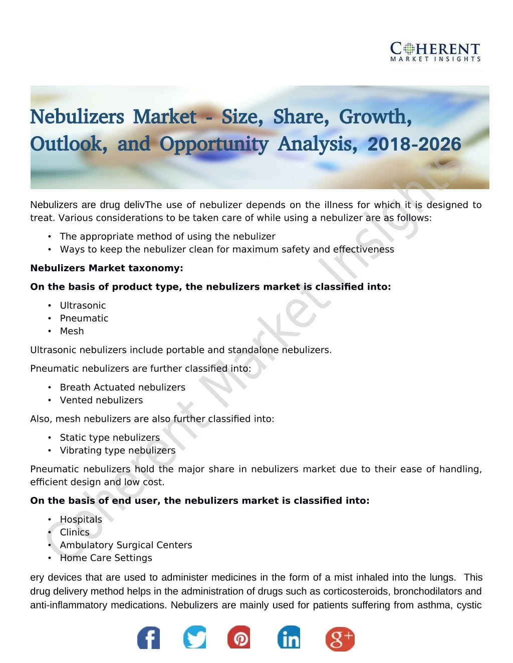 nebulizers market size share growth nebulizers