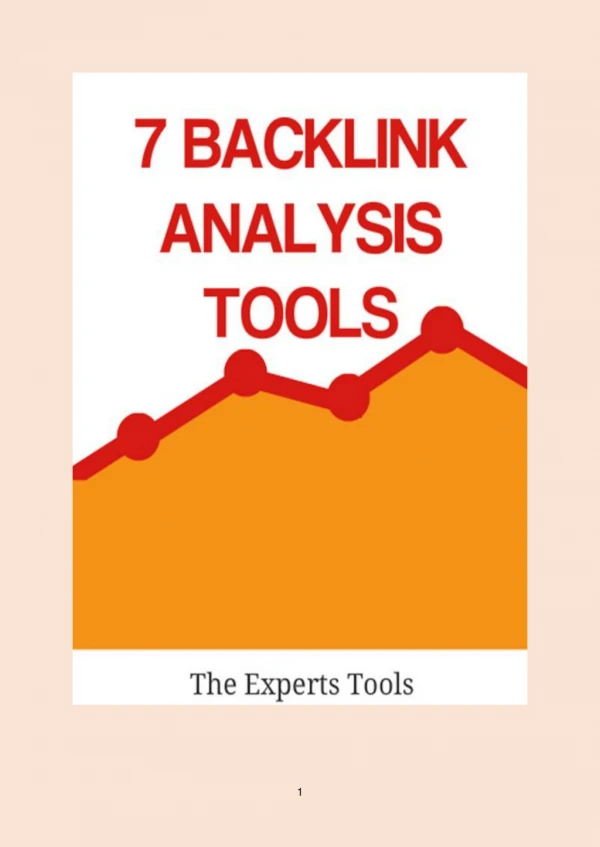 7 Backlink Analysis Tools
