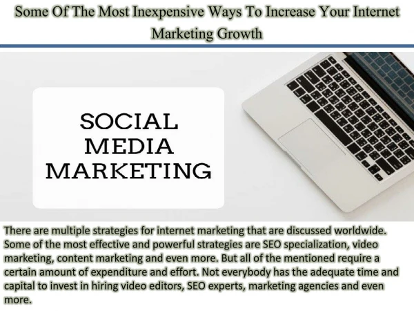 Some Of The Most Inexpensive Ways To Increase Your Internet Marketing Growth