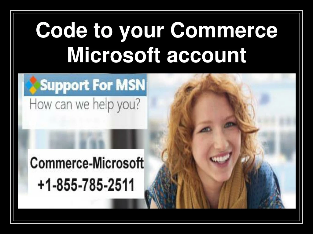 code to your commerce microsoft account