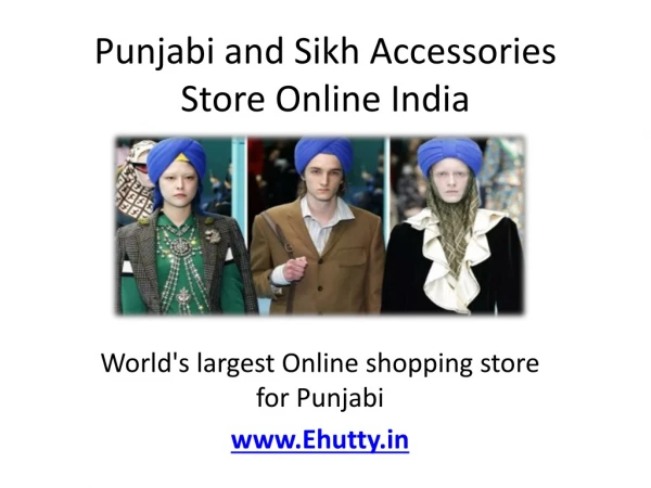 Punjabi and Sikh Accessories Store Online India