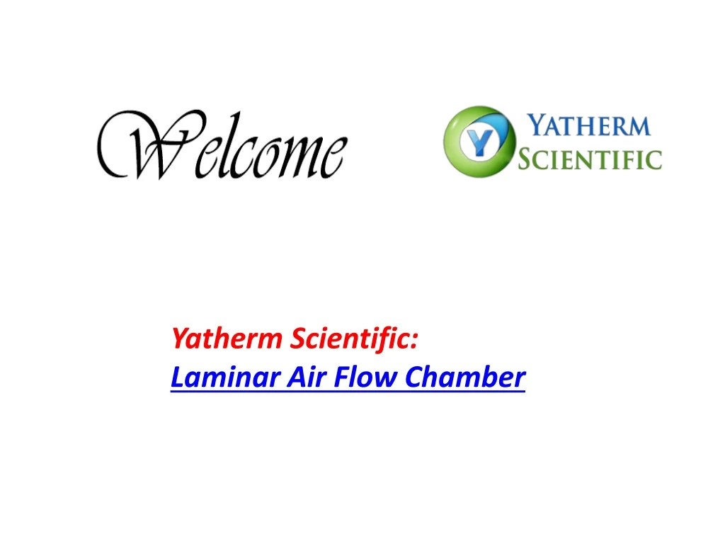 yatherm scientific laminar air flow chamber