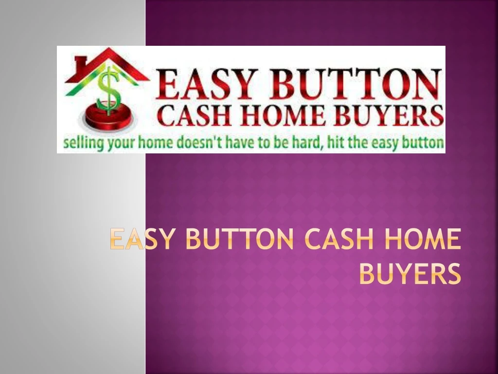 easy button cash home buyers
