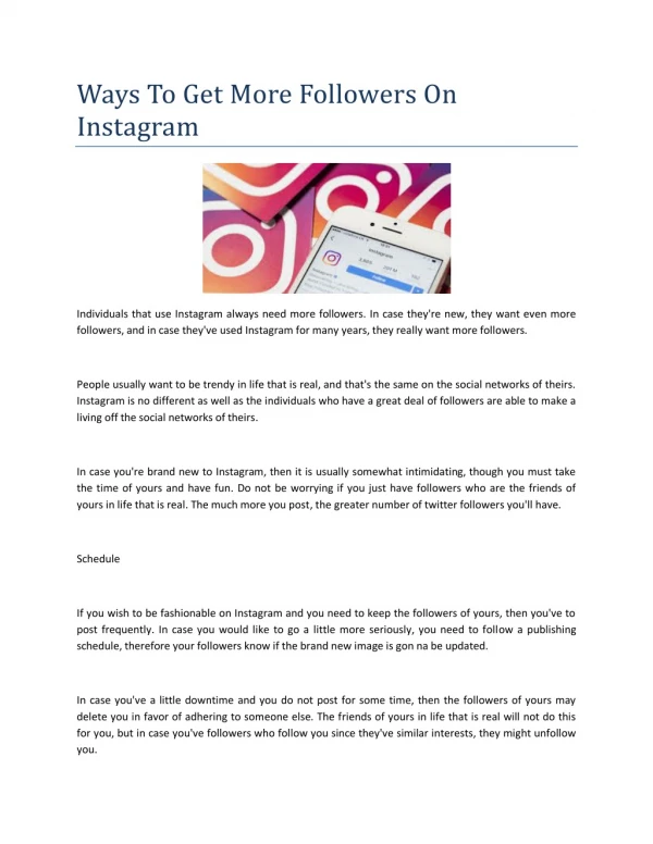 ways to get more followers on instagram