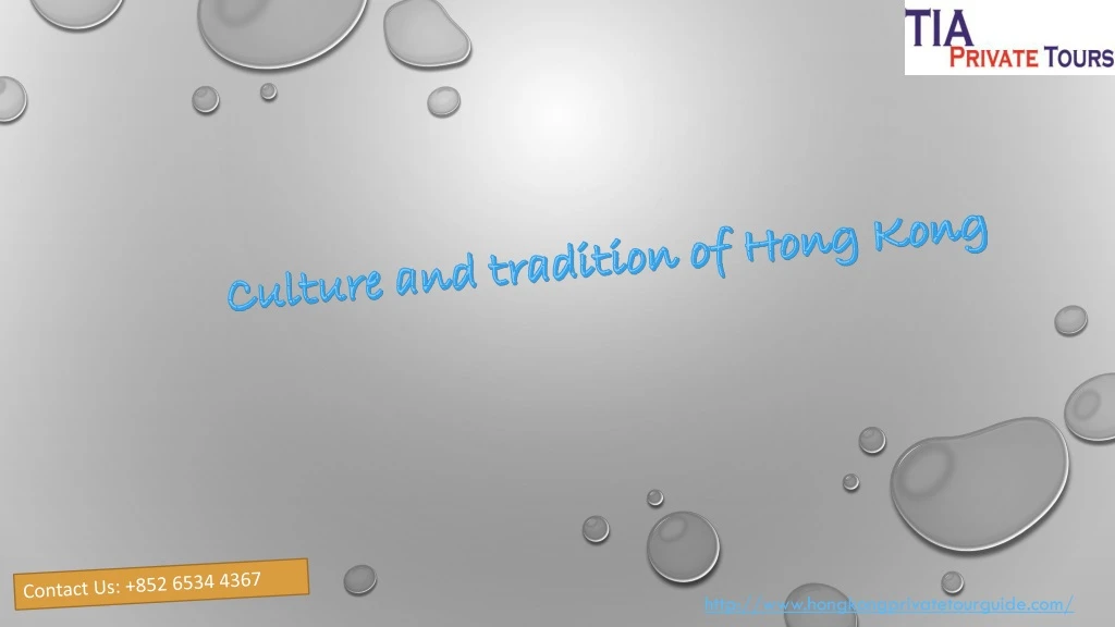 culture and tradition of hong kong