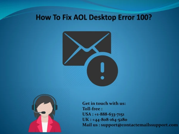 AOL Error Code 100