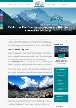 Breeze Adventure/Hike-to-everest-base-camp/ - slide 1