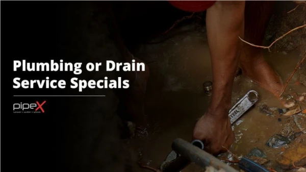 Get rid of clogs in your drainage system with drain cleaning services