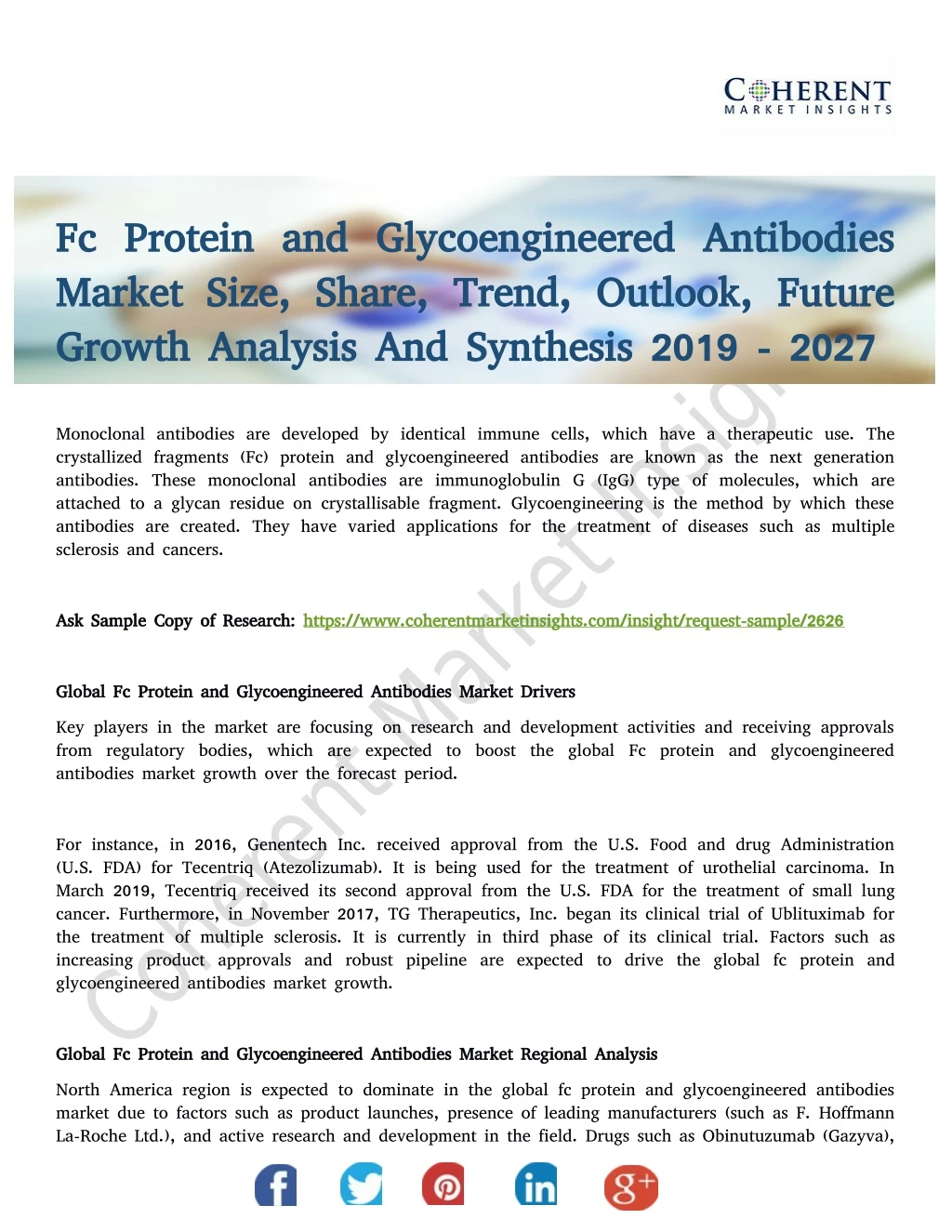 fc protein and glycoengineered antibodies