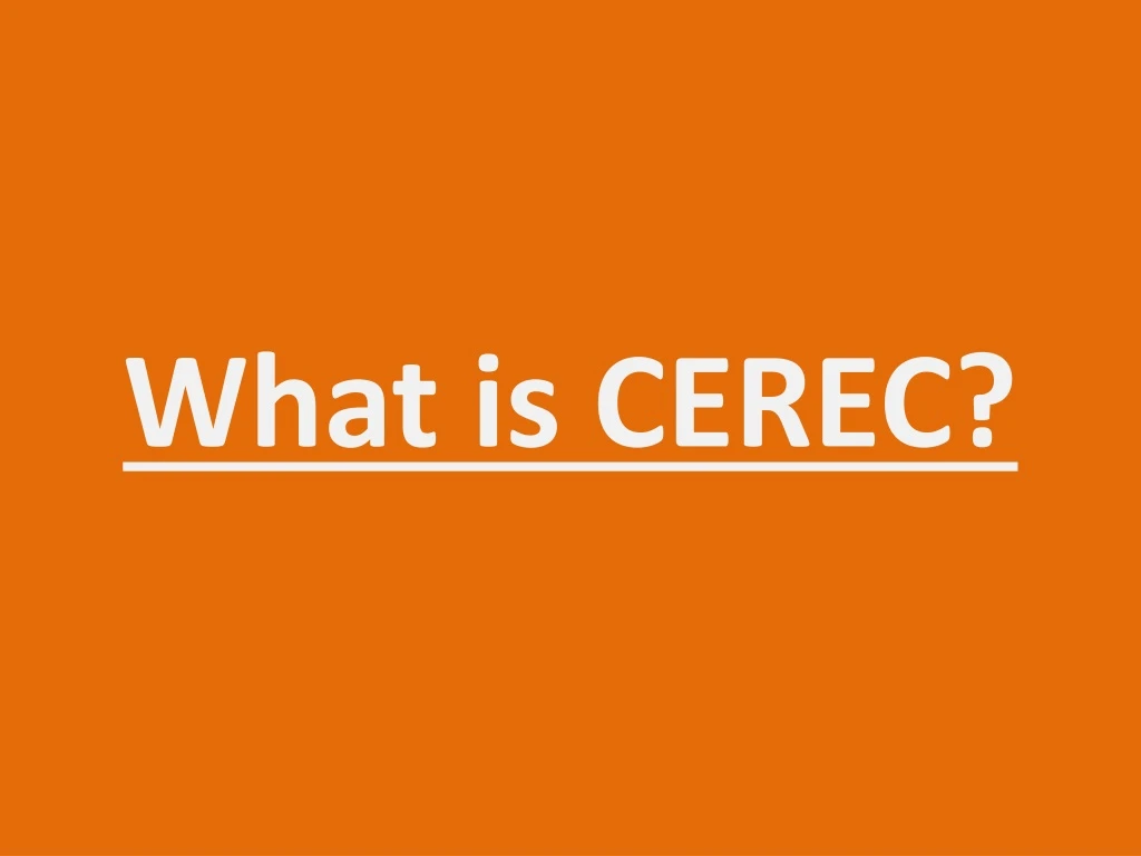 what is cerec