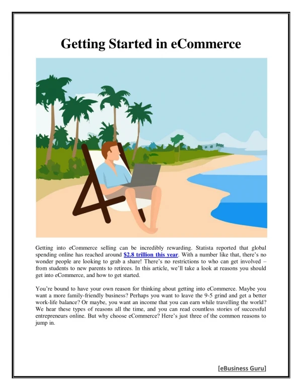Getting Started in eCommerce | eBusiness Guru