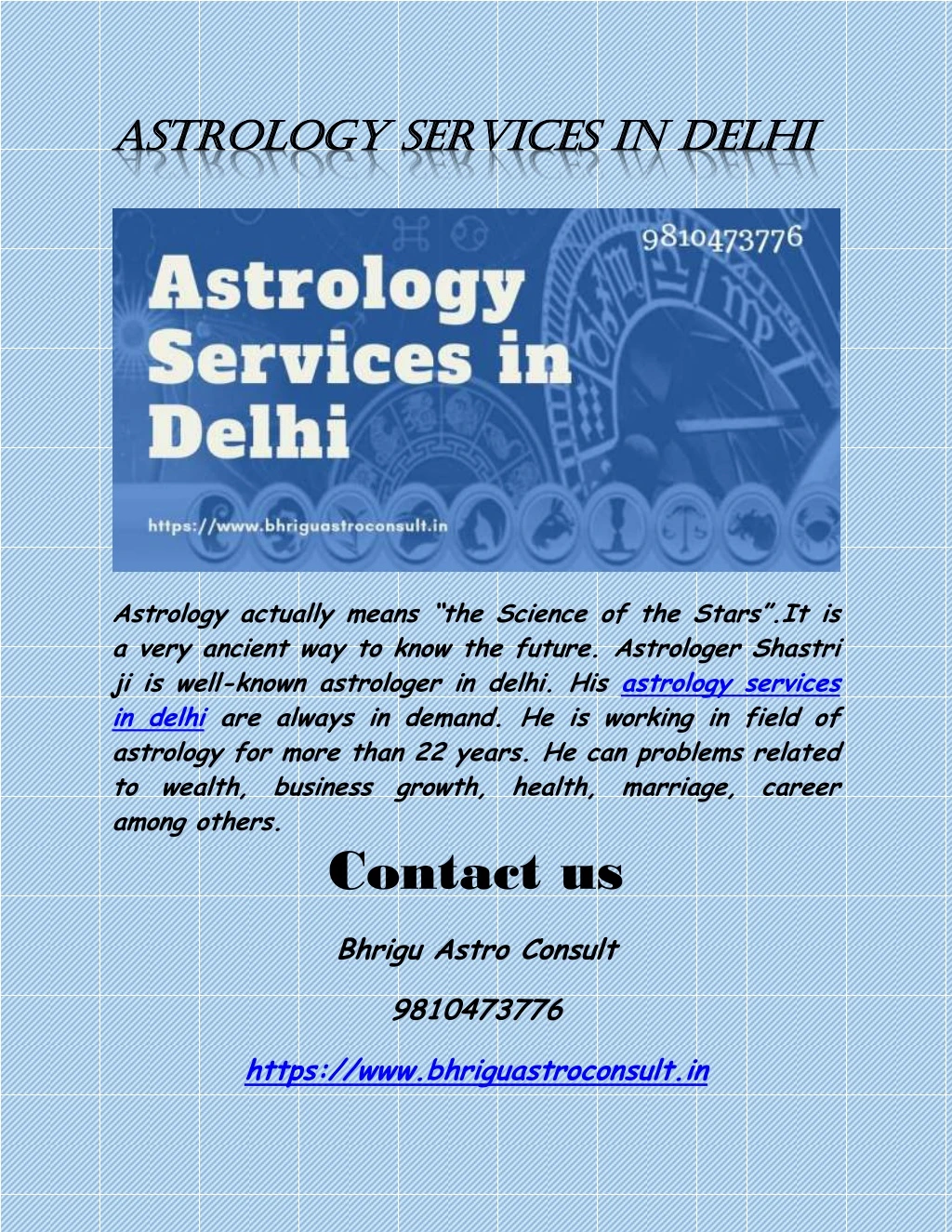 astrology services in delh astrology services