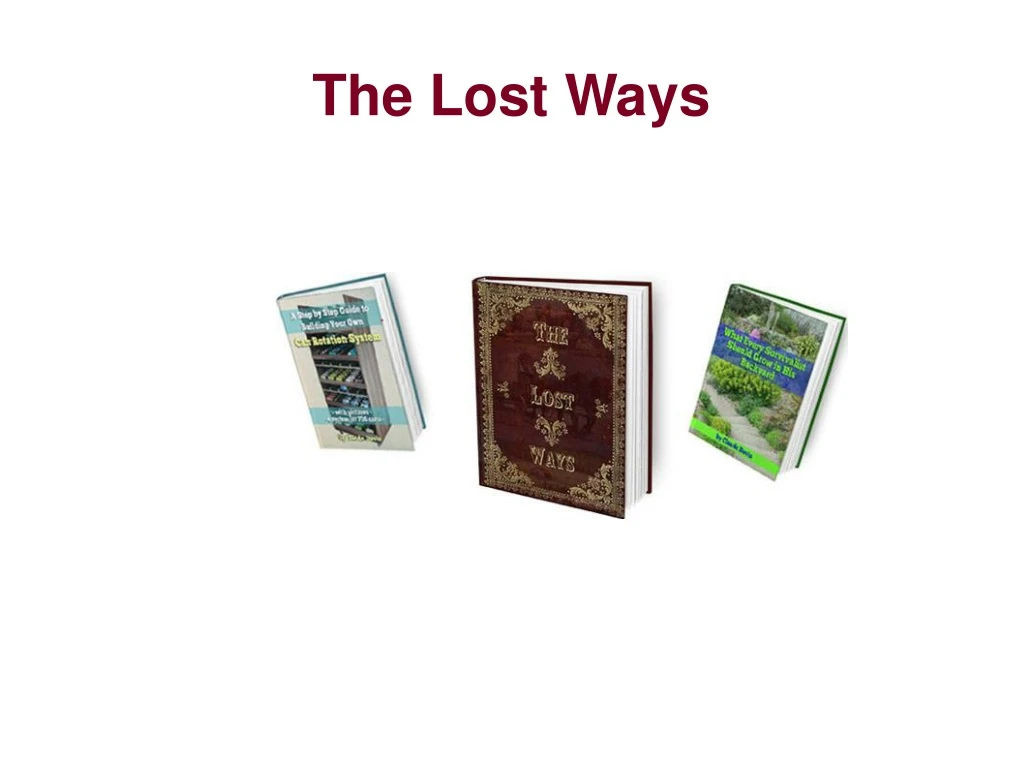 the lost ways
