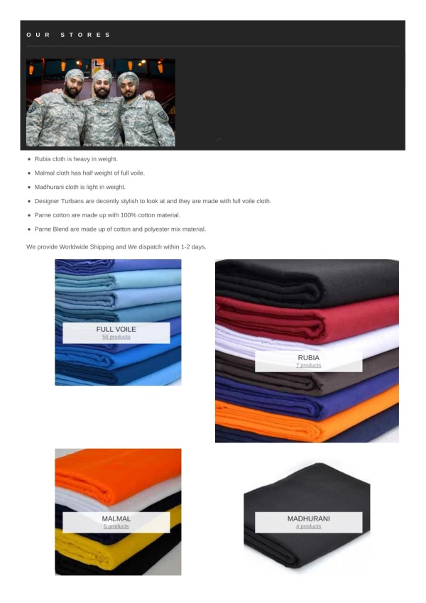 Buy Turban Cloth | Types of Turbans