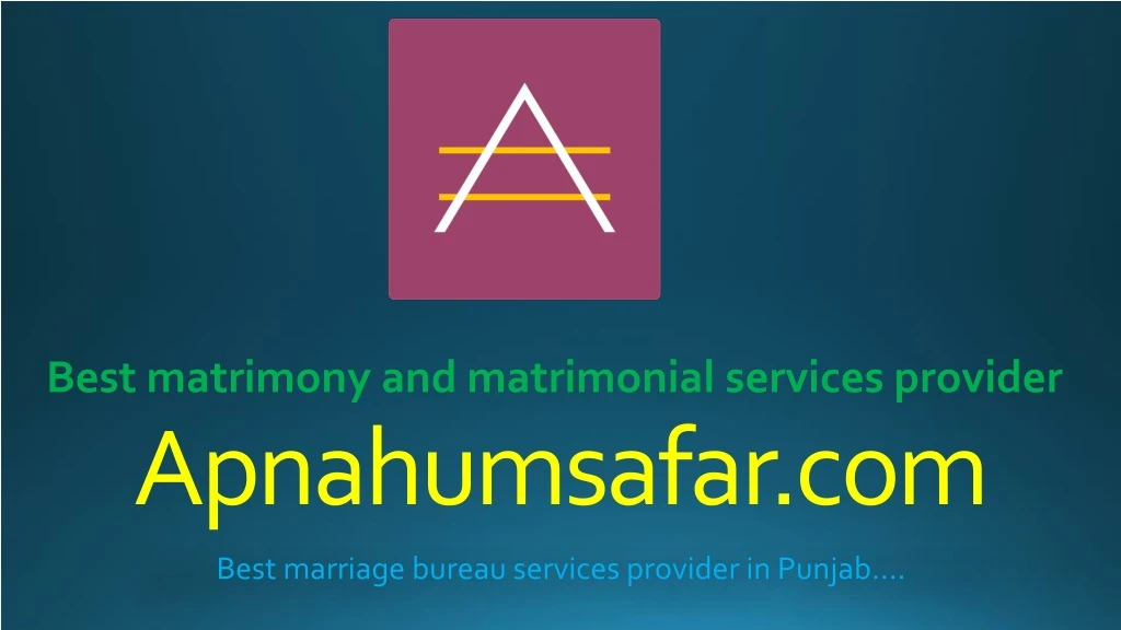 best matrimony and matrimonial services provider