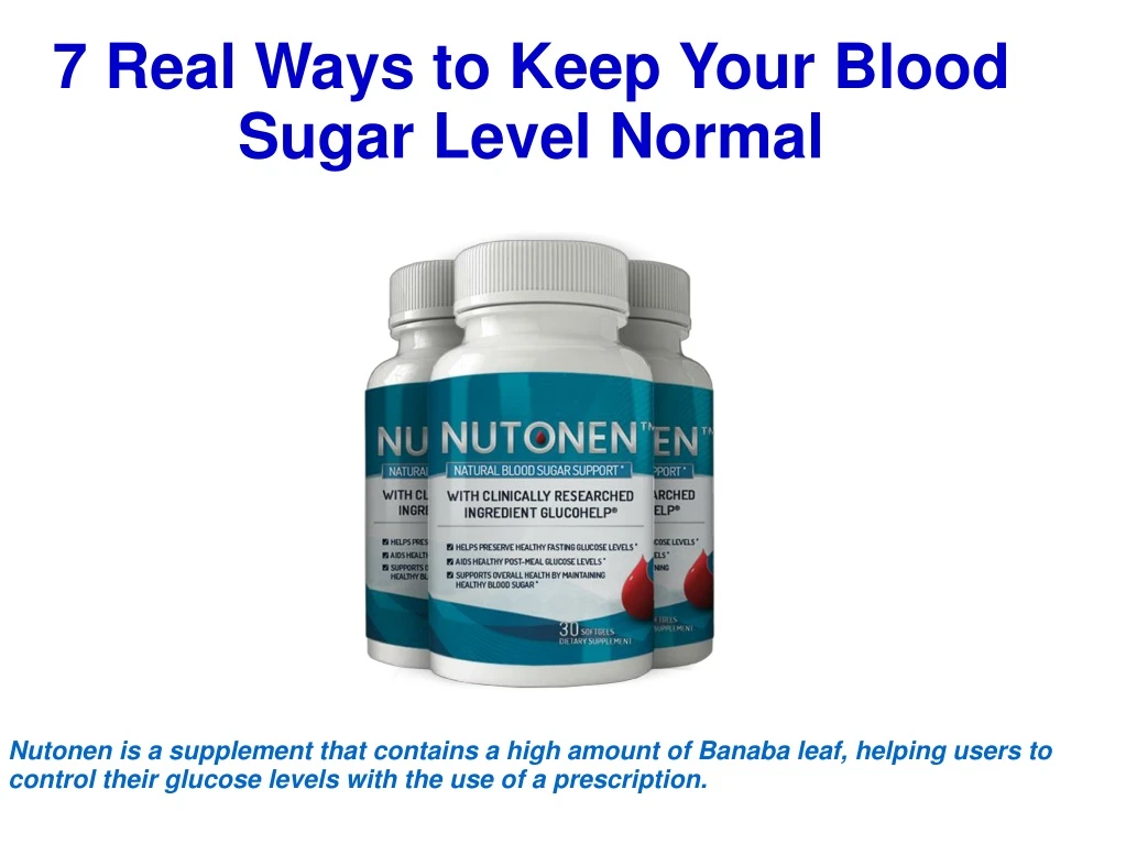 7 real ways to keep your blood sugar level normal