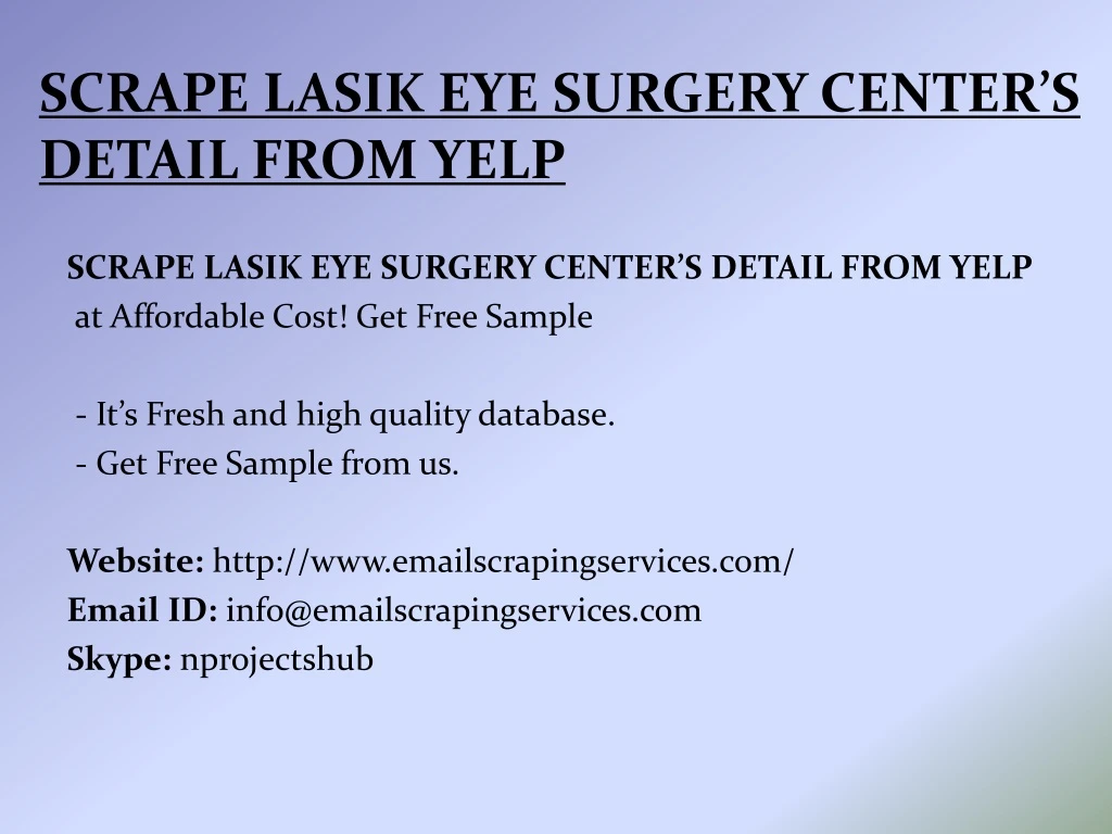 scrape lasik eye surgery center s detail from yelp