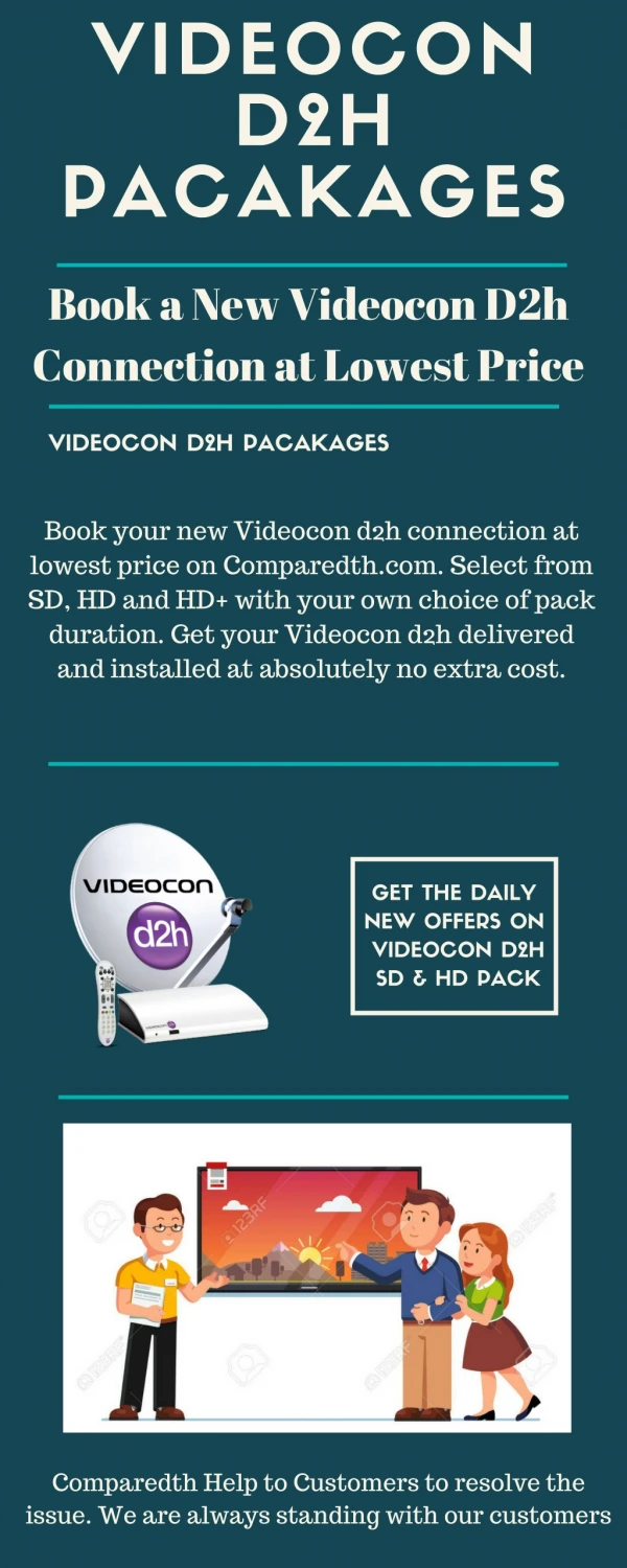 Videocon D2h Packages | Videcon D2h Price | Videocon D2h Offers