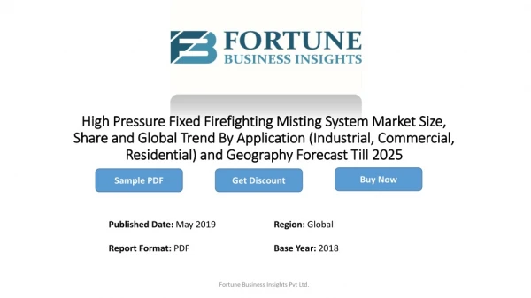 High Pressure Fixed Firefighting Misting System Market Size, Industry Share and Growth Rate 2019-2025